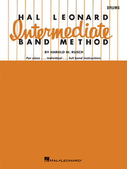 Paperback Hal Leonard Intermediate Band Method: Drums Book