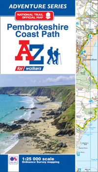 Paperback Pembrokeshire Coast A-Z Adventure Atlas Book