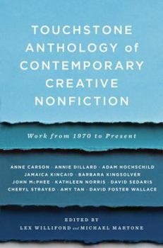 Paperback Touchstone Anthology of Contemporary Creative Nonfiction: Work from 1970 to the Present Book