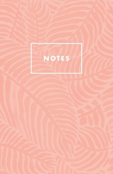 Notes: Pink Palm Beach Fronds Tropical Paperback Journal / Diary / Notebook with 100 Lined, Cream-colored Pages for Writing Notes and Hand-Painted ... Prime Floridian (Prime Floridian Notesbooks)