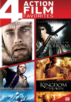 DVD Cast Away / The Last of the Mohicans / Master & Commander / Kingdom of Heaven Book