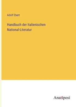 Paperback Handbuch der Italienischen National-Literatur [German] Book