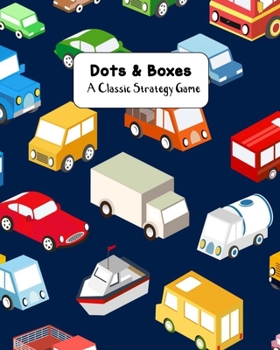 Paperback Dots & Boxes A Classic Strategy Game: Large and Small Playing Squares, Big Book Dot to Dot Grid, Game of Dots, Boxes, Dot and Line, Pigs in a Pen, Bla Book