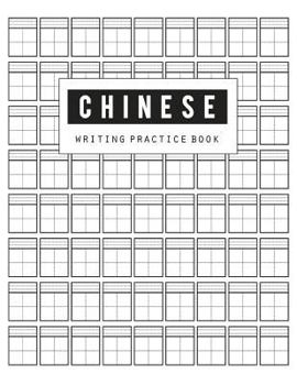 Paperback Chinese Writing Practice Book: Calligraphy Paper Notebook Study, Practice Book Pinyin Tian Zi Ge Paper, Pinyin Chinese Writing Paper, Chinese Charact Book