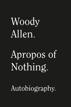 Hardcover Apropos of Nothing [Large Print] Book