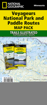 Loose Leaf Voyageurs National Park and Paddle Routes [Map Pack Bundle] Book