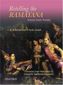 Hardcover Retelling the Ramayana: Voices from Kerala Book