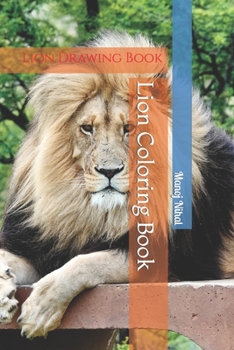 Paperback Lion Coloring Book: Lion Drawing Book