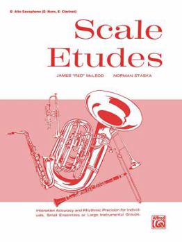 Paperback Scale Etudes: E-flat Alto Saxophone (E-flat Horn, E-flat Clarinet) Book