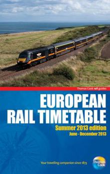 Paperback Thomas Cook: European Rail Timetable Book