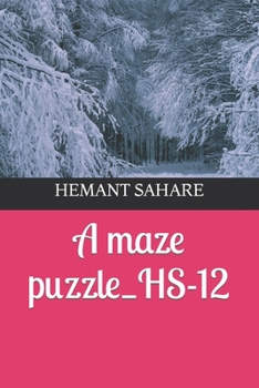 Paperback A maze puzzle_HS-12 Book