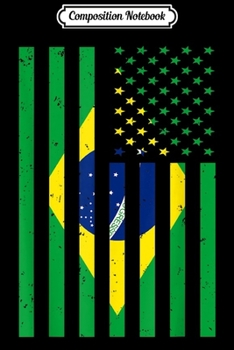 Composition Notebook: Brazil Brasil Soccer USA America Flag Jersey Men Women Journal/Notebook Blank Lined Ruled 6x9 100 Pages