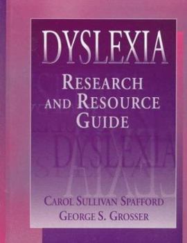 Hardcover Dyslexia: Research and Resource Guide Book