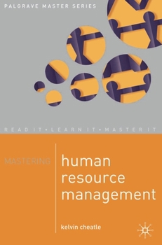 Paperback Mastering Human Resource Management Book