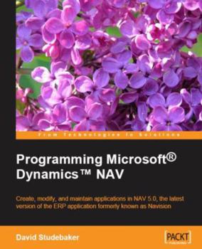 Paperback Programming Microsoft Dynamics Nav Book