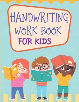 Paperback Handwriting Work Book for Kids Book
