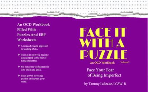 Paperback Face Your Fear of Being Imperfect: Face it With a Puzzle Book
