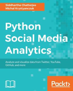 Paperback Python Social Media Analytics Book