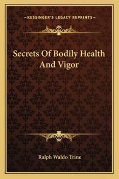 Paperback Secrets Of Bodily Health And Vigor Book
