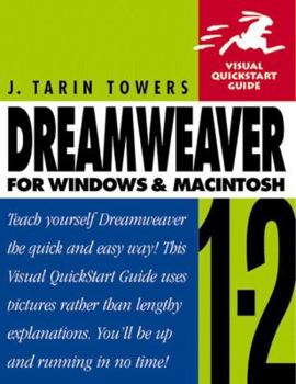 Paperback Dreamweaver 1.2 for Windows & Mac Visual Quick- Start Guide Book