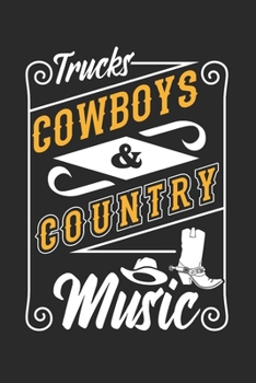 Cowboy: Cowboy Notebook the perfect gift idea for cowboys or cowboy fans. The paperback has 120 white pages with dot matrix that support you in writing or sketching.