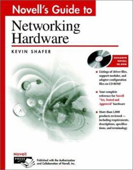 Paperback Novell's Guide to Networking Hardware [With Searchable Adobe Acrobat Version of Book on CD] Book