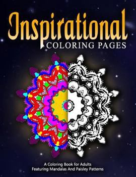 Paperback INSPIRATIONAL COLORING PAGES - Vol.1: adult coloring pages Book