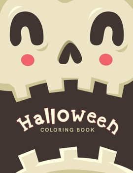 Paperback Halloween Coloring Book: Fun and Spooky Coloring Pages Book for Kids or Trick-or-Treaters - Featuring: Ghosts, Vampires, Witches, Mummies, Zomb Book