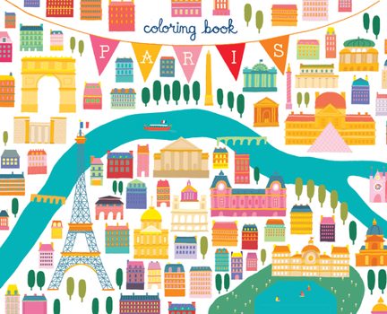 Paperback Paris Coloring Book