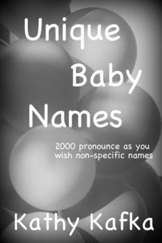 Paperback Unique Baby Names Book
