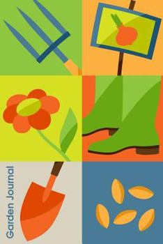 Paperback Garden Journal: Square Foot Gardening Fun Gardening Journal, Lined Journal, Diary Notebook 6 x 9, 150 Pages Book