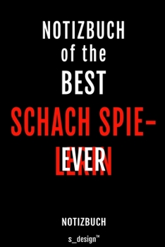 Notizbuch f�r Schach Spielerin: Originelle Geschenk-Idee [120 Seiten kariertes blanko Papier]