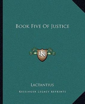 Paperback Book Five Of Justice Book