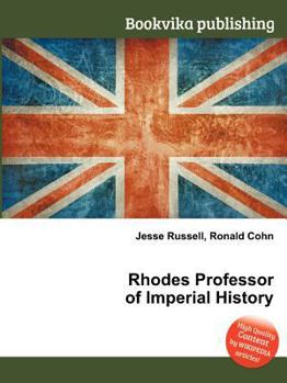 Paperback Rhodes Professor of Imperial History Book