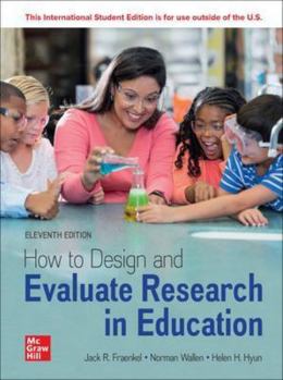 Paperback ISE How to Design and Evaluate Research in Education Book