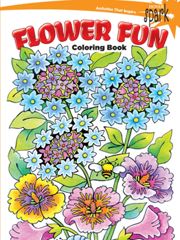 Paperback Spark Flower Fun Coloring Book