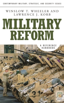 Hardcover Military Reform: A Reference Handbook Book