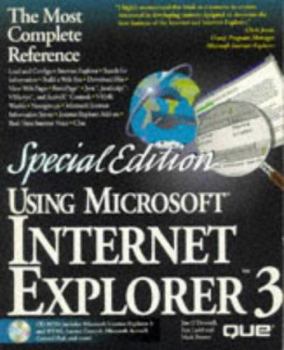 Paperback Special Edition Using Microsoft Internet Explorer 3 [With *] Book