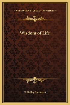 Hardcover Wisdom of Life Book