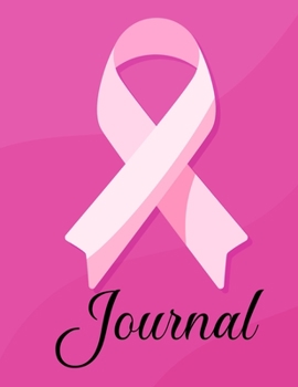 Paperback Journal: Black and Pink Journal Notebook for Breast Cancer Survivors, (Breast Cancer Awareness Gift, Cancer Journal, Breast Can Book