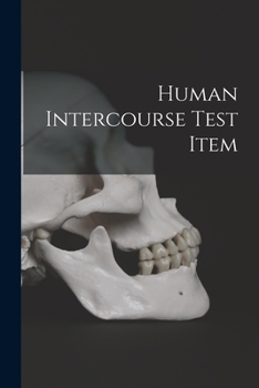 Human Intercourse Test Item