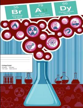 Paperback Brady: Brady Composition Notebook, Personalised Name Notebook, Periodic Table Style Science Fan Notebook, Future Chemist Note Book