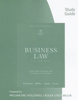 Paperback Business Law: Text & Cases--Legal, Ethical, Global, and E-Commerce Environments Book