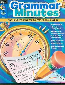 Paperback Grammar Minutes: Grade 4 Book