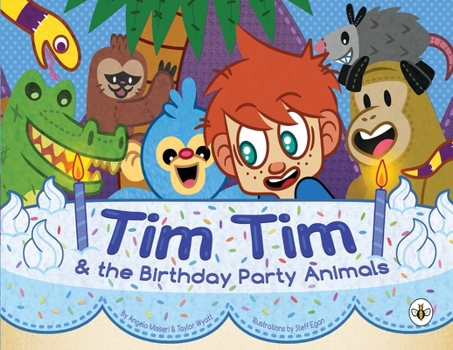 Paperback Tim Tim and The Birthday Party Animals Book