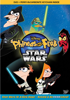 DVD Phineas & Ferb: Star Wars Book