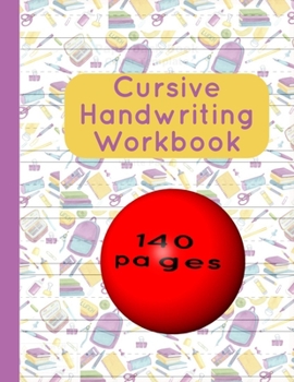 Paperback Cursive Handwriting Workbook: Cursive Handwriting Workbook For Kids +Number Writing+coloriage princesse+easy maze+coloring vegetable+Mermaid Colorin Book