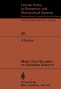 Paperback Monte Carlo Simulation Im Operations Research [German] Book