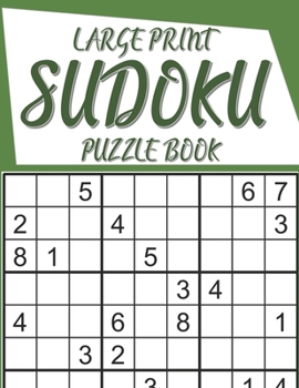Paperback Large Print Sudoku Puzzle Book: 320 puzzles Book