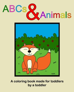 Paperback ABCs & Animals: Color Your Way Through the Alphabet Book